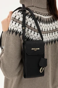 Pierre Cardin Black Crossbody Bag - Image 2