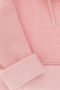 US Polo Assn. Girls' Powder Pink Basic Hooded Sweatshirt - Image 6