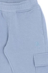 US Polo Assn. Girls' Light Blue with pocket Sweatpants - Image 6