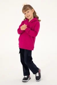 US Polo Assn. Girls' Navy Blue with pocket Sweatpants