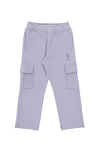 US Polo Assn. Girls' Lilac with pocket Sweatpants - Image 5
