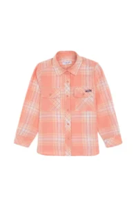 US Polo Assn. Girls' Orange Long Sleeve Shirt - Image 3