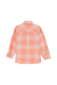 US Polo Assn. Girls' Orange Long Sleeve Shirt - Image 4