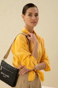 Pierre Cardin Black Crossbody Bag