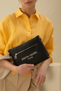 Pierre Cardin Black Crossbody Bag - Image 2