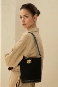 Pierre Cardin Black Shoulder Bag