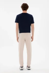 US Polo Assn. Men slim Fit Elastic Hem Stone Sweatpants - Image 4
