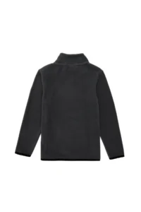 US Polo Assn. Boys' Half Zippered Anthracite Fleece Sweatshirt - Image 2