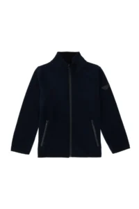 US Polo Assn. Boys' Navy Blue Zippered Sweatshirt