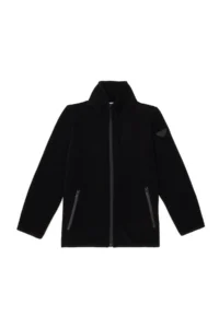 US Polo Assn. Boys' Zippered Black Fleece Sweatshirt - Image 3