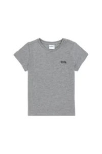 US Polo Assn. Boys' Gray Melanj Crew Neck T-Shirt