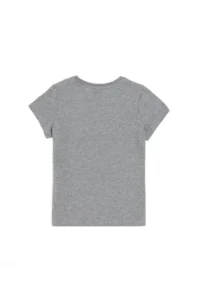 US Polo Assn. Boys' Gray Melanj Crew Neck T-Shirt - Image 2