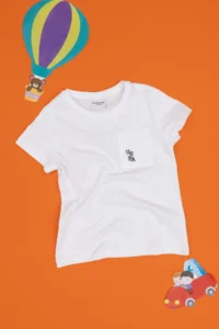 US Polo Assn. Boys' White Crew Neck T-Shirt - Image 3