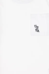 US Polo Assn. Boys' White Crew Neck T-Shirt - Image 6