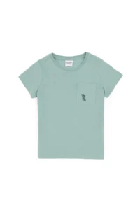 US Polo Assn. Boys' Water Green Crew Neck T-Shirt - Image 3