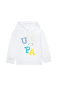 US Polo Assn. Girls' White Hooded Sweatshirt - Image 3