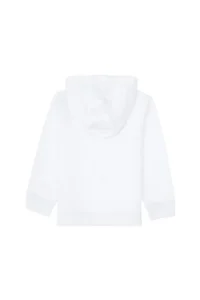 US Polo Assn. Girls' White Hooded Sweatshirt - Image 4