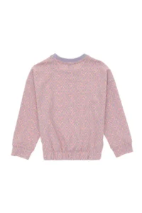 US Polo Assn. Girls' Lilac Crew Neck Sweatshirt - Image 4