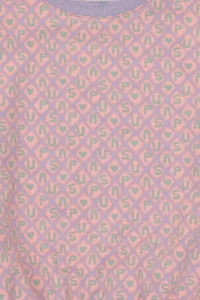 US Polo Assn. Girls' Lilac Crew Neck Sweatshirt - Image 5