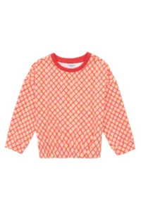 US Polo Assn. Girls' Pomegranate Crew Neck Sweatshirt - Image 3