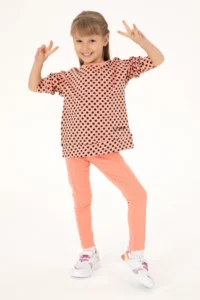 US Polo Assn. Girls' Salmon Sweatshirt - Image 2