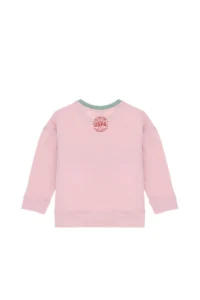 US Polo Assn. Girls' Pink Crew Neck Sweatshirt - Image 5