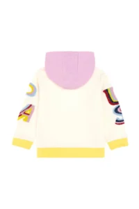 US Polo Assn. Girls' Cream Hooded Sweatshirt - Image 5