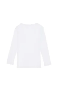 US Polo Assn. Girls' White Sweatshirt - Image 4