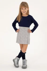 US Polo Assn. Girls' Navy Blue Crew Neck Sweatshirt - Image 2