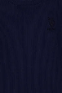 US Polo Assn. Girls' Navy Blue Crew Neck Sweatshirt - Image 5