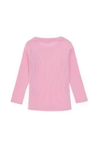 US Polo Assn. Girls' Pink Crew Neck Sweatshirt - Image 4