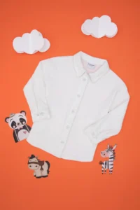 US Polo Assn. Girls' Cream Knitting Shirt - Image 3