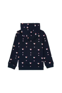 US Polo Assn. Girls' Navy Blue Hooded Sweatshirt - Image 4