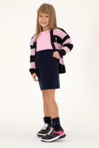 US Polo Assn. Girls' Navy Blue Knitwear Skirt - Image 2
