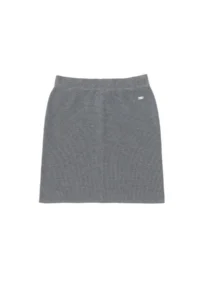 US Polo Assn. Girls' Gray Melanj Knitwear Skirt - Image 3