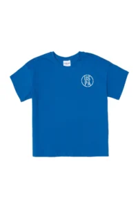 US Polo Assn. Boys' Cobalt Oversized Bisikelt Yaka T-Shirt - Image 3