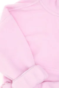 US Polo Assn. Girls' Half Zippered Pink Fleece Sweatshirt - Image 6