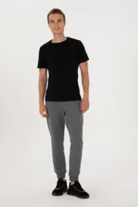 US Polo Assn. Men Anthracite Melanj Sweatpants