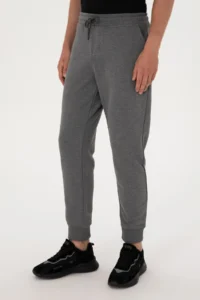 US Polo Assn. Men Anthracite Melanj Sweatpants - Image 2