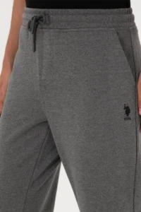 US Polo Assn. Men Anthracite Melanj Sweatpants - Image 5