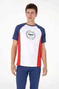 US Polo Assn. Men Regular Fit Crew Neck Red T-Shirt - Image 3
