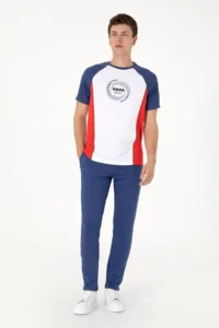US Polo Assn. Men Regular Fit Crew Neck Red T-Shirt - Image 4