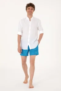 US Polo Assn. Men Indigo Swim Shorts