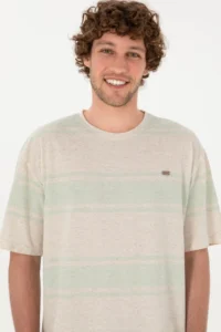 US Polo Assn. Men comfort Fit Crew Neck Aqua Green T-Shirt - Image 2