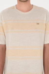 US Polo Shirt Assn. Men comfort Fit Crew Neck Orange T-Shirt - Image 6