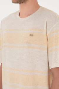 US Polo Shirt Assn. Men comfort Fit Crew Neck Orange T-Shirt - Image 7