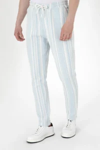 US Polo Assn. Men Light Blue Sweatpants - Image 2