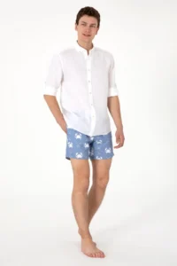 US Polo Assn. Men Blue Swim Shorts