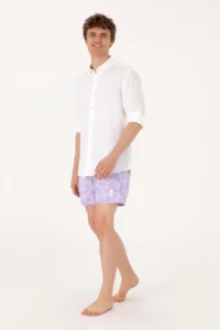 US Polo Assn. Men Lilac Swim Shorts - Image 3