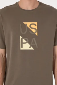 US Polo Assn. Men comfort Fit Crew Neck Mink T-Shirt - Image 6
